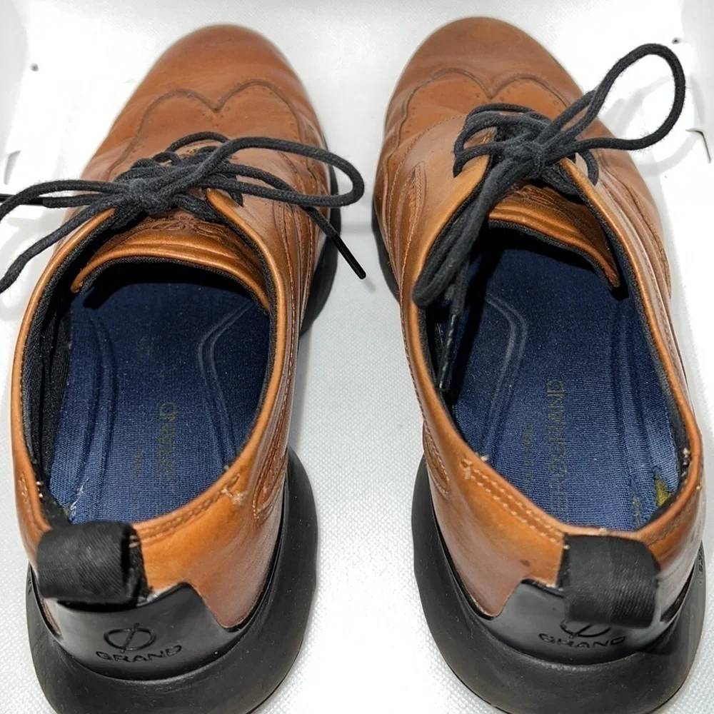 Cole Haan Grand 3.0 leather Wingtip lace‎ up Oxford men’s shoes Sz 9